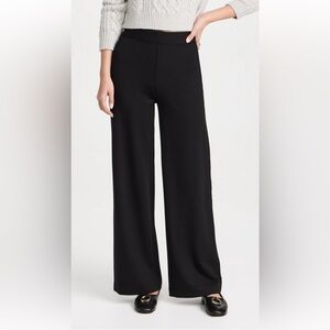 Z Supply Smooth Sculpt Black Wide-Leg Trouser Pants (Size XS)